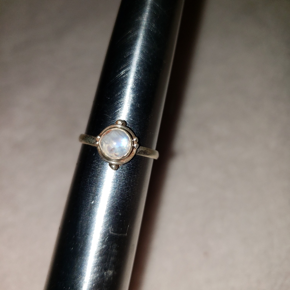 SS moonstone ring - Picture 4 of 5
